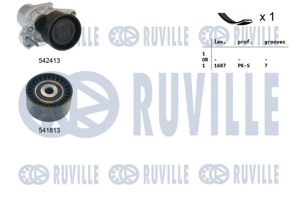 V-Ribbed Belt Set (570189)