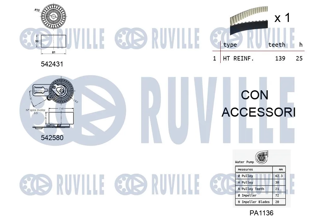 Water Pump & Timing Belt Kit