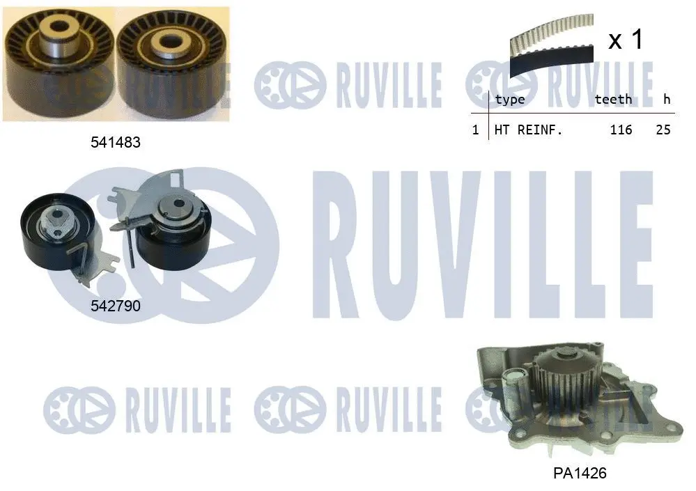 Water Pump & Timing Belt Kit (5504271)
