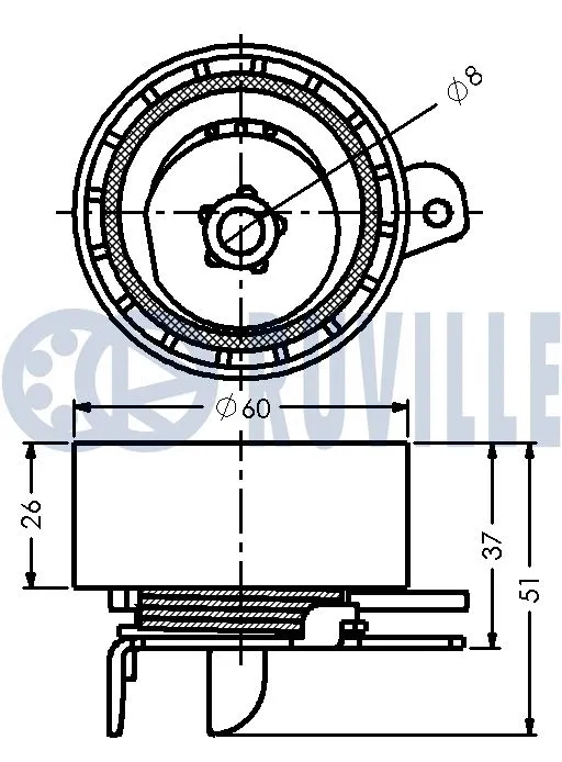 Tensioner Pulley, timing belt