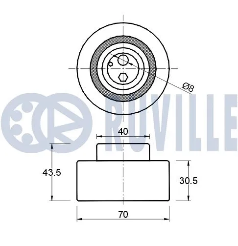 Tensioner Pulley, timing belt