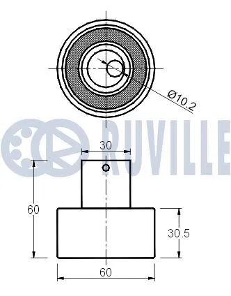 Tensioner Pulley, timing belt