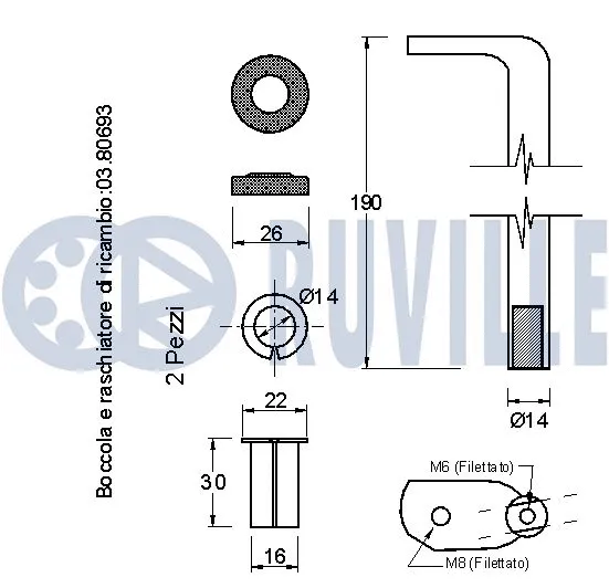 Belt Tensioner, V-ribbed belt