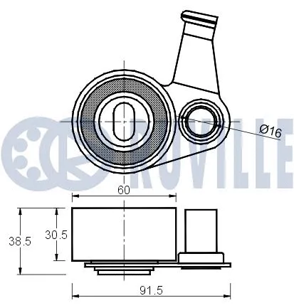 Tensioner Pulley, timing belt