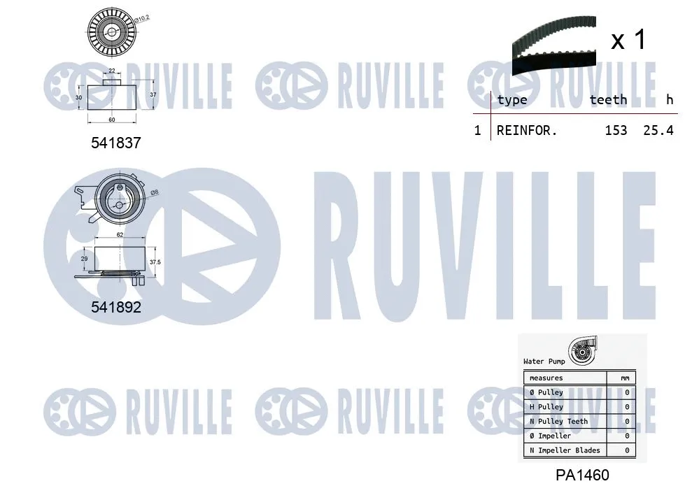 Water Pump & Timing Belt Kit