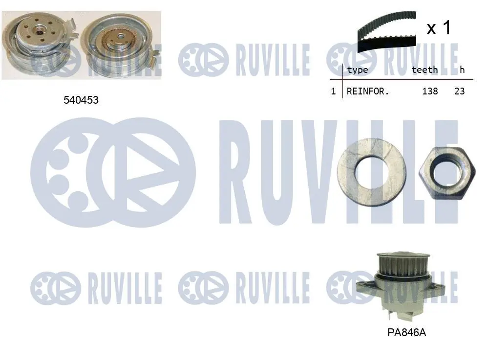 Water Pump & Timing Belt Kit (5500132)
