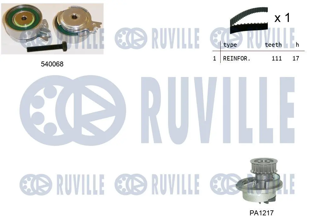 Water Pump & Timing Belt Kit (5500052)