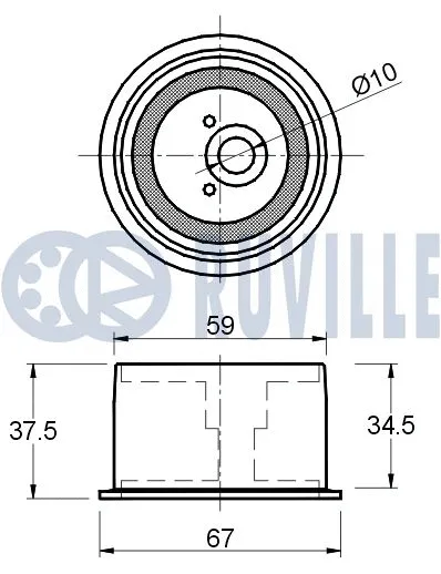 Tensioner Pulley, timing belt