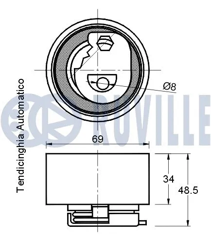 Tensioner Pulley, timing belt
