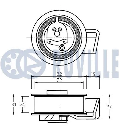 Tensioner Pulley, timing belt