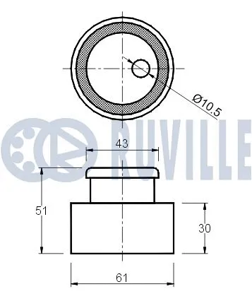 Tensioner Pulley, timing belt