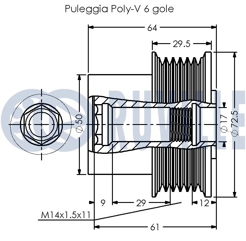 Alternator Freewheel Clutch