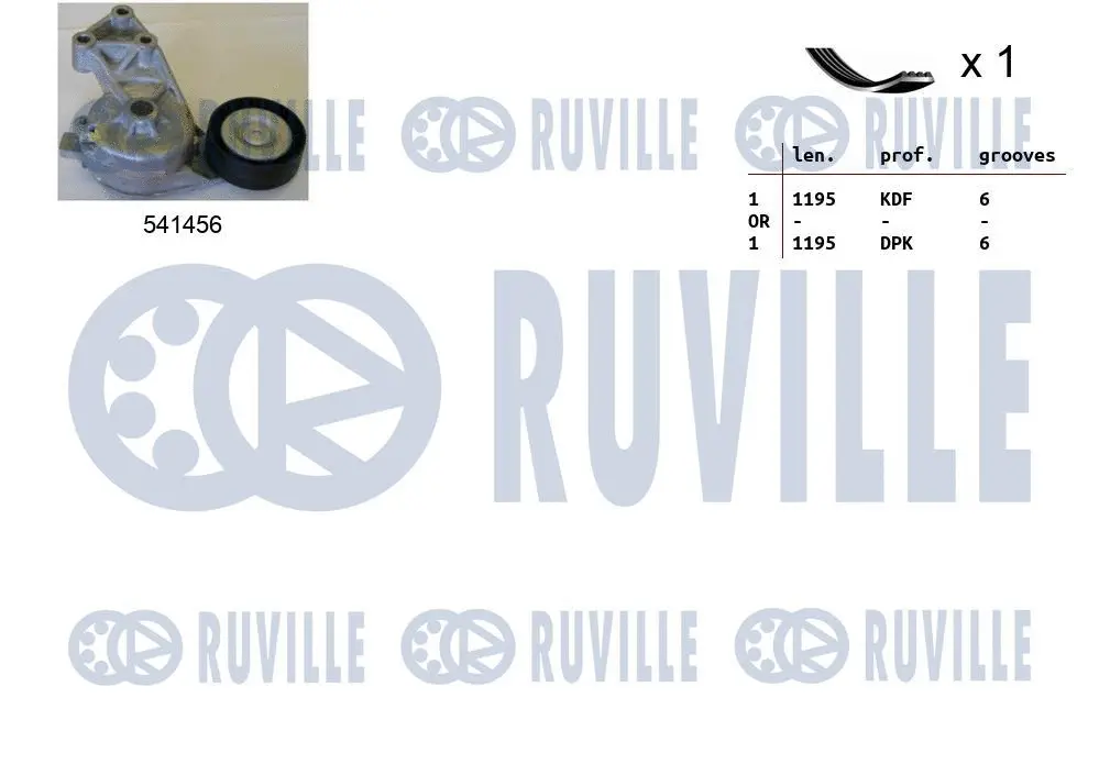 V-Ribbed Belt Set (570063)