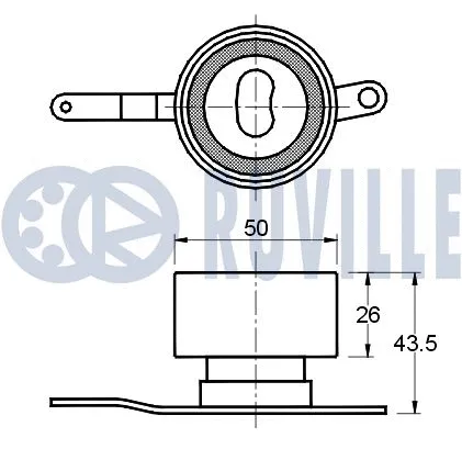 Tensioner Pulley, timing belt