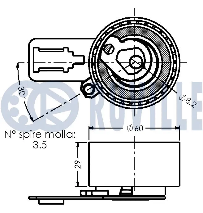 Tensioner Pulley, timing belt