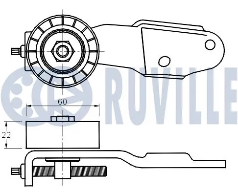 Belt Tensioner, V-ribbed belt