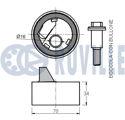 Tensioner Pulley, timing belt