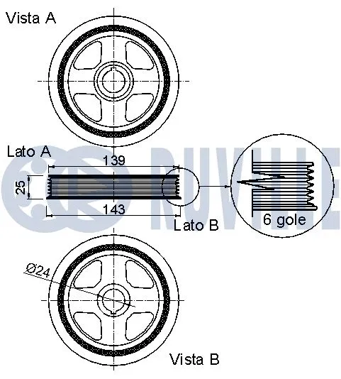 Belt Pulley, crankshaft
