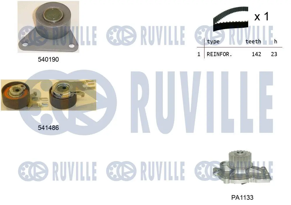 Water Pump & Timing Belt Kit (5503641)