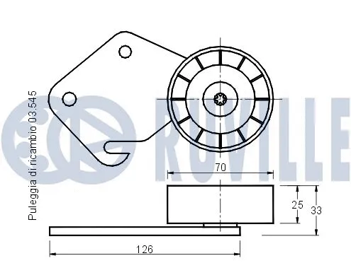 Belt Tensioner, V-ribbed belt