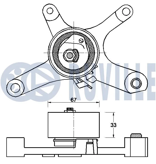 Tensioner Pulley, timing belt