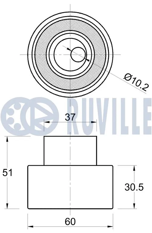 Tensioner Pulley, timing belt