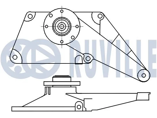 Belt Tensioner, V-ribbed belt