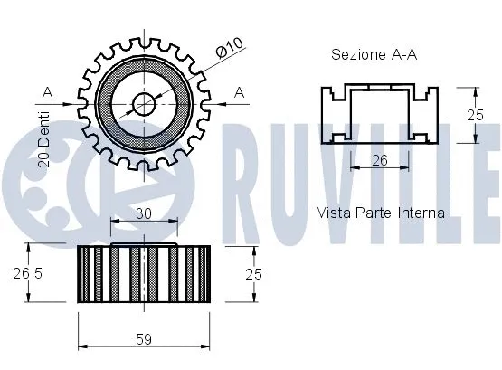 Deflection/Guide Pulley, timing belt