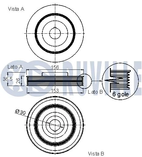 Belt Pulley, crankshaft