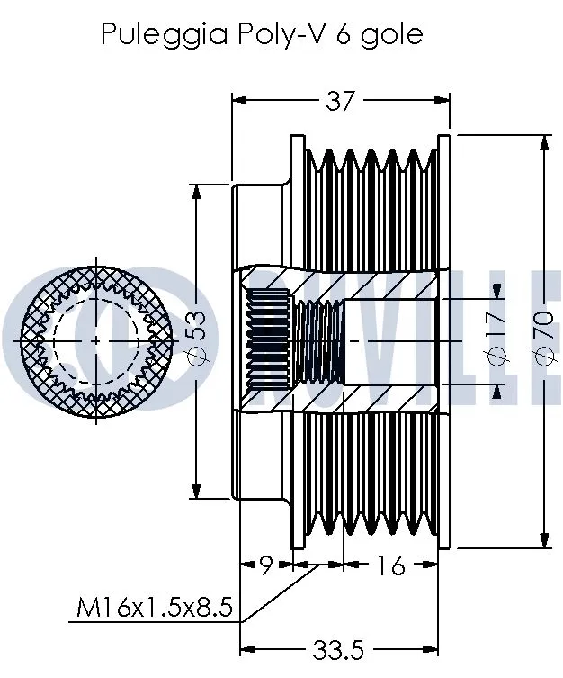 Alternator Freewheel Clutch