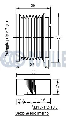 Alternator Freewheel Clutch