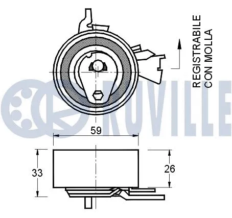 Tensioner Pulley, timing belt