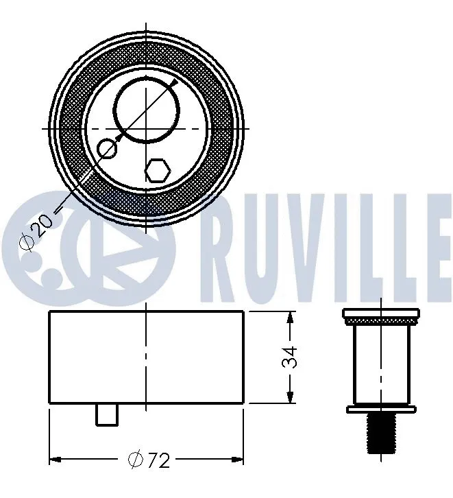 Tensioner Pulley, timing belt
