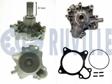 Water Pump, engine cooling (561615)