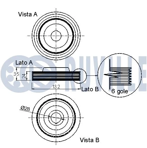 Belt Pulley, crankshaft