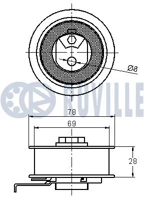 Tensioner Pulley, timing belt