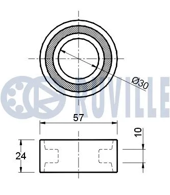 Deflection/Guide Pulley, timing belt