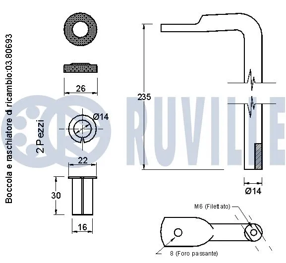 Belt Tensioner, V-ribbed belt