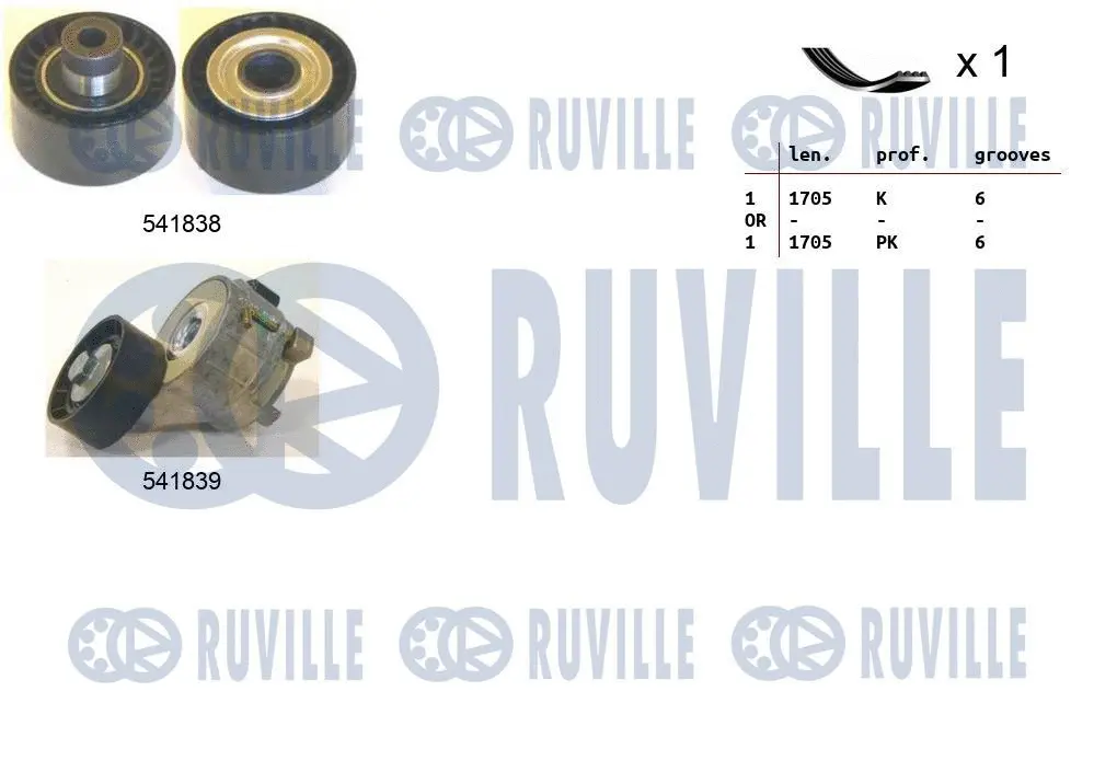 V-Ribbed Belt Set (570060)