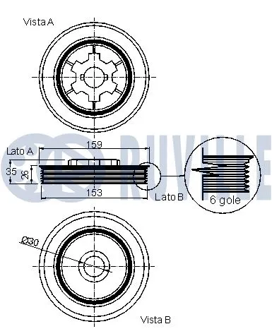Belt Pulley, crankshaft