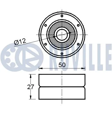 Deflection/Guide Pulley, timing belt