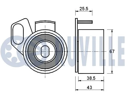 Tensioner Pulley, timing belt