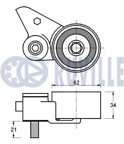 Tensioner Pulley, timing belt