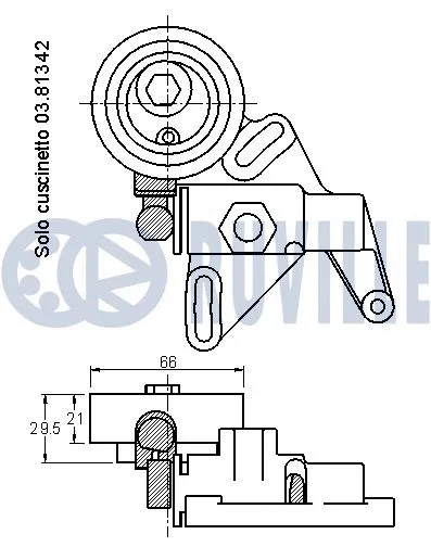 Tensioner Pulley, timing belt