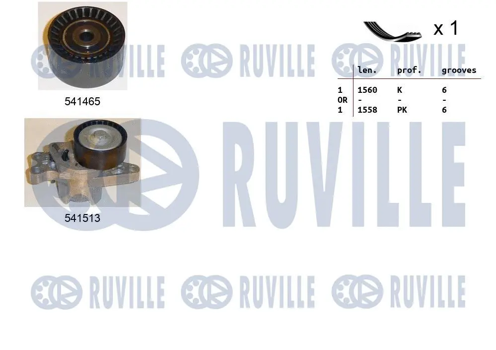 V-Ribbed Belt Set (570074)