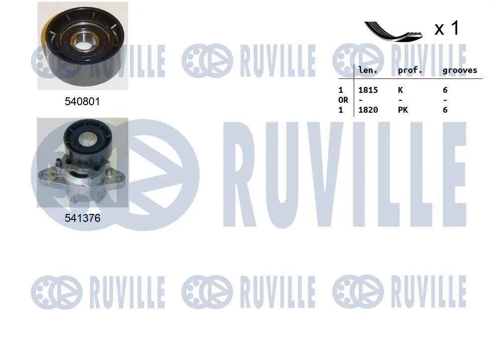 V-Ribbed Belt Set (570181)