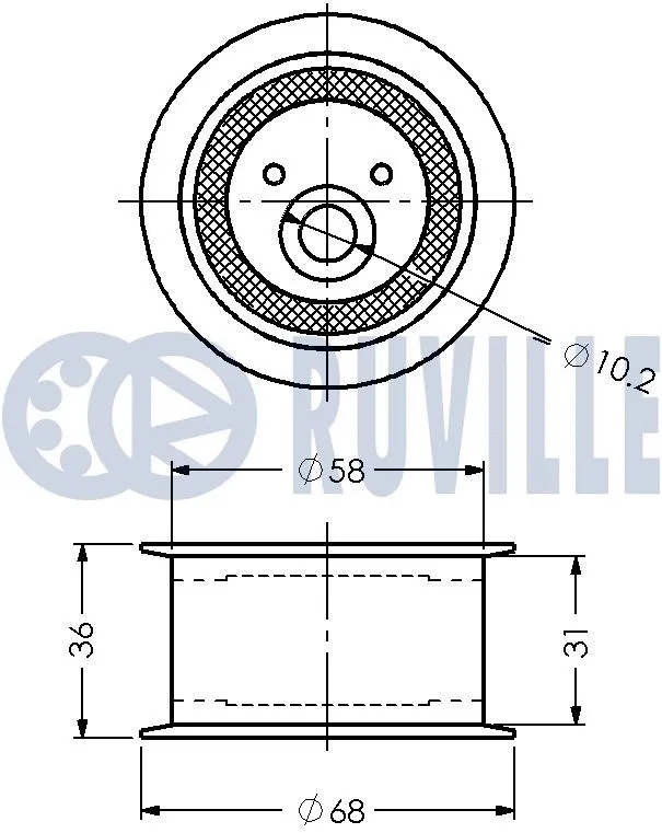 Tensioner Pulley, timing belt