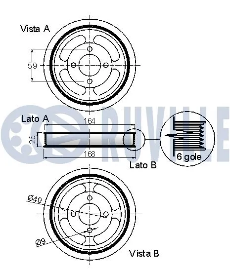 Belt Pulley, crankshaft