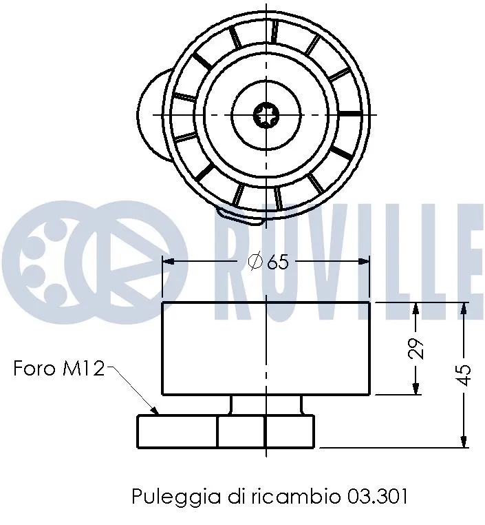 Belt Tensioner, V-ribbed belt