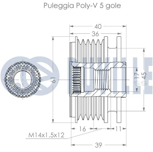 Alternator Freewheel Clutch